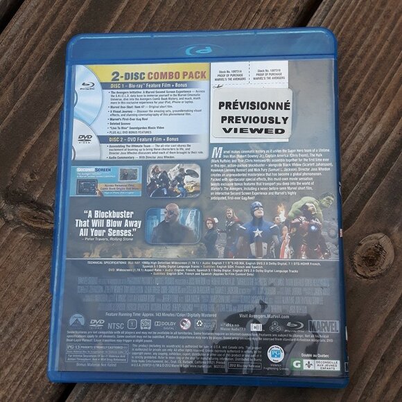 Marvels Avengers Blu-Ray - Picture 2 of 2